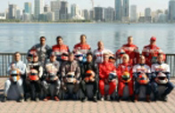 <p>GP OF SHARJAH-091209-UIM F1 powerboat drivers pictured for the UIM F1 Powerboat Grand Prix of Sharjah on the Khalid Lagoon, December 10-11, 2009.  Picture by Paul Lakatos/Idea Marketing..<br />.</p>